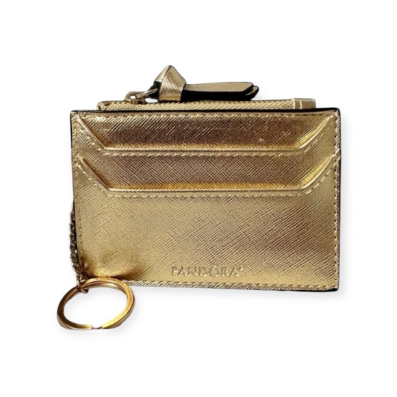 Pandora Accessories - Pandora Shimmering Gold Key Card Holder